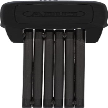 ABUS Unisex - Adult 6000PZ/90 BK SH Folding Locks Plain Colour Universal