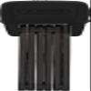 ABUS Unisex - Adult 6000PZ/90 BK SH Folding Locks Plain Colour Universal view 1