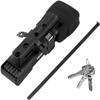 ABUS Unisex - Adult 6000PZ/90 BK SH Folding Locks Plain Colour Universal view 3