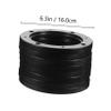 Wakauto 4 Pairs Plastic Horn Gasket Vehicle Speaker Spacers Universal Speaker Adapter Auto Speaker Mount Spacer Abdominal Hollow view 2