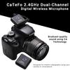 CaTeFo Star200 T1 Dual Channel Wireless Microphone System with Lavalier view 2