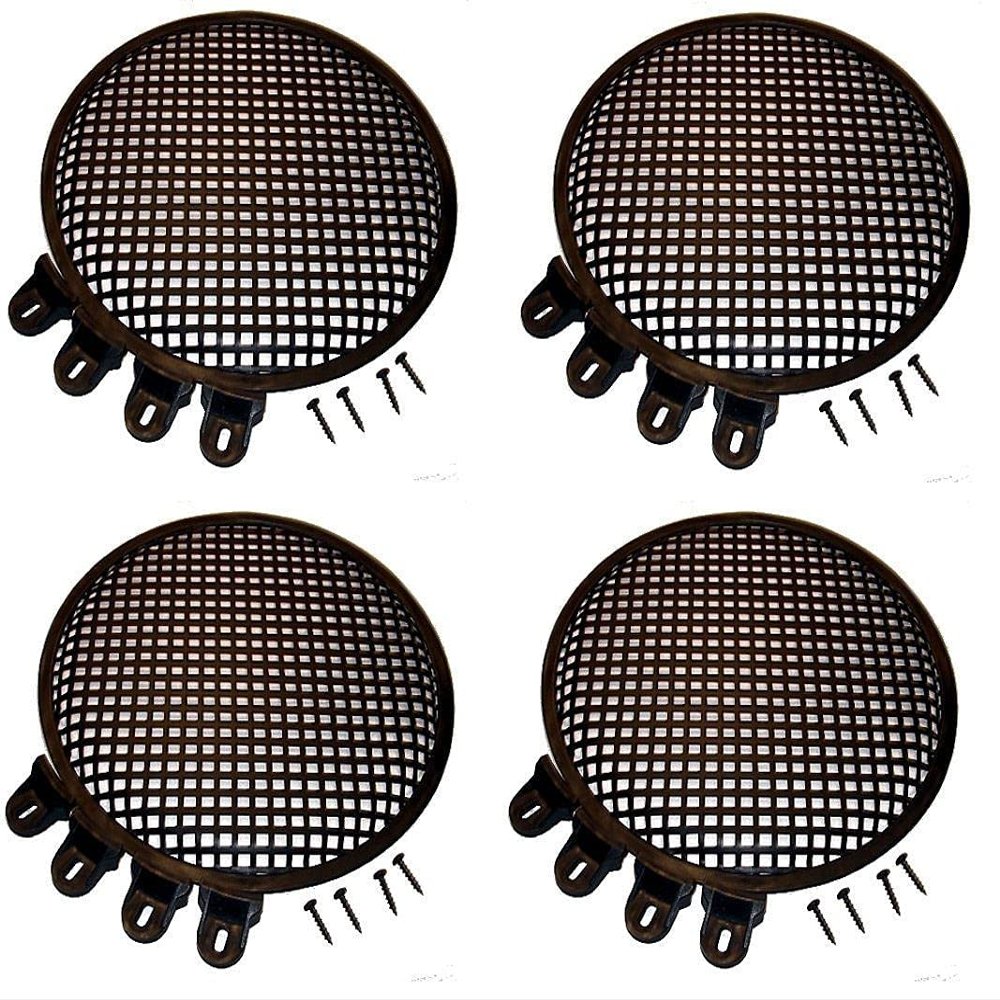 4 Pack Heavy Duty Steel Penn Elcom 12" Round Grill with Hardware