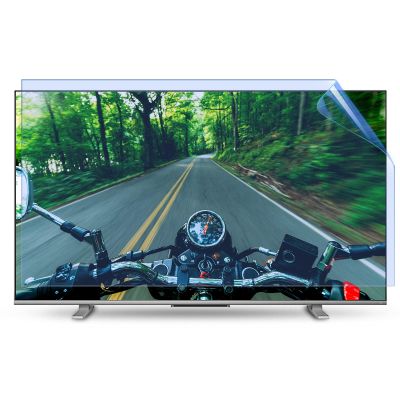 TYRHMY 65 Inch Anti Glare TV Screen Protector, Blue Light Filter for TV Screen 32-75 Inch, Matte Protective Film/Anti-Reflection Rate Up to 90% Relieve Eye Fatigue,60" 1327 * 749