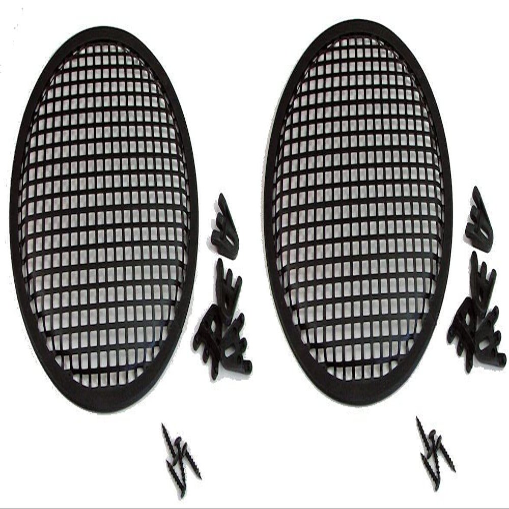 2 Pack Penn Elcom G10 Speaker Grill with Mounting Hardware for 10" Sub Woofers