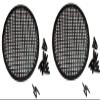 2 Pack Penn Elcom G10 Speaker Grill with Mounting Hardware for 10" Sub Woofers view 1