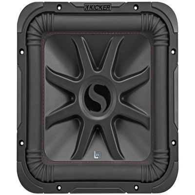 KICKER 45L7R122 12" 1200 Watt L7R Car Subwoofer, Solo-Baric Sub L7R122 DVC 2-ohm (Renewed)