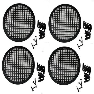 4 Pack Penn Elcom G08 Speaker Grill with Mounting Hardware for 8" Sub Woofers