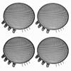 4 Pack Heavy Duty Steel Penn Elcom 15" Round Grill with Hardware G15 view 1