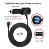 Dash Cam Charger 2025 Upgraded Micro USB Car Charger with Dual USB Port Compatible with APEMAN, Rexing, Byakov, AKASO, Crosstour, Trekpow, Pruveeo, OldShark, Gar'min and Most Other Dash Cam, (6.5FT) view 3