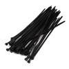Heyiarbeit Cable Zip Ties 300mm Long7.6mm Wide Eco-Friendly Nylon Plastic Black Wire Tie Wraps for Home Office Garden Garage Workshop 200pcs view 1