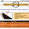 camping moon 29.5-inch length Canvas Pole Case Carrying Bag Tripod Stand Storage Case MT-130-B view 2