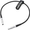 Alvin's Cables Power Cable for Zacuto-Kameleon-EVF Gold-Mount-Adapter-Plate Compatible with Battery-Plate 4 Pin Male to 2 Pin Male 50CM view 1