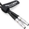 Alvin's Cables Power Cable for Zacuto-Kameleon-EVF Gold-Mount-Adapter-Plate Compatible with Battery-Plate 4 Pin Male to 2 Pin Male 50CM view 2
