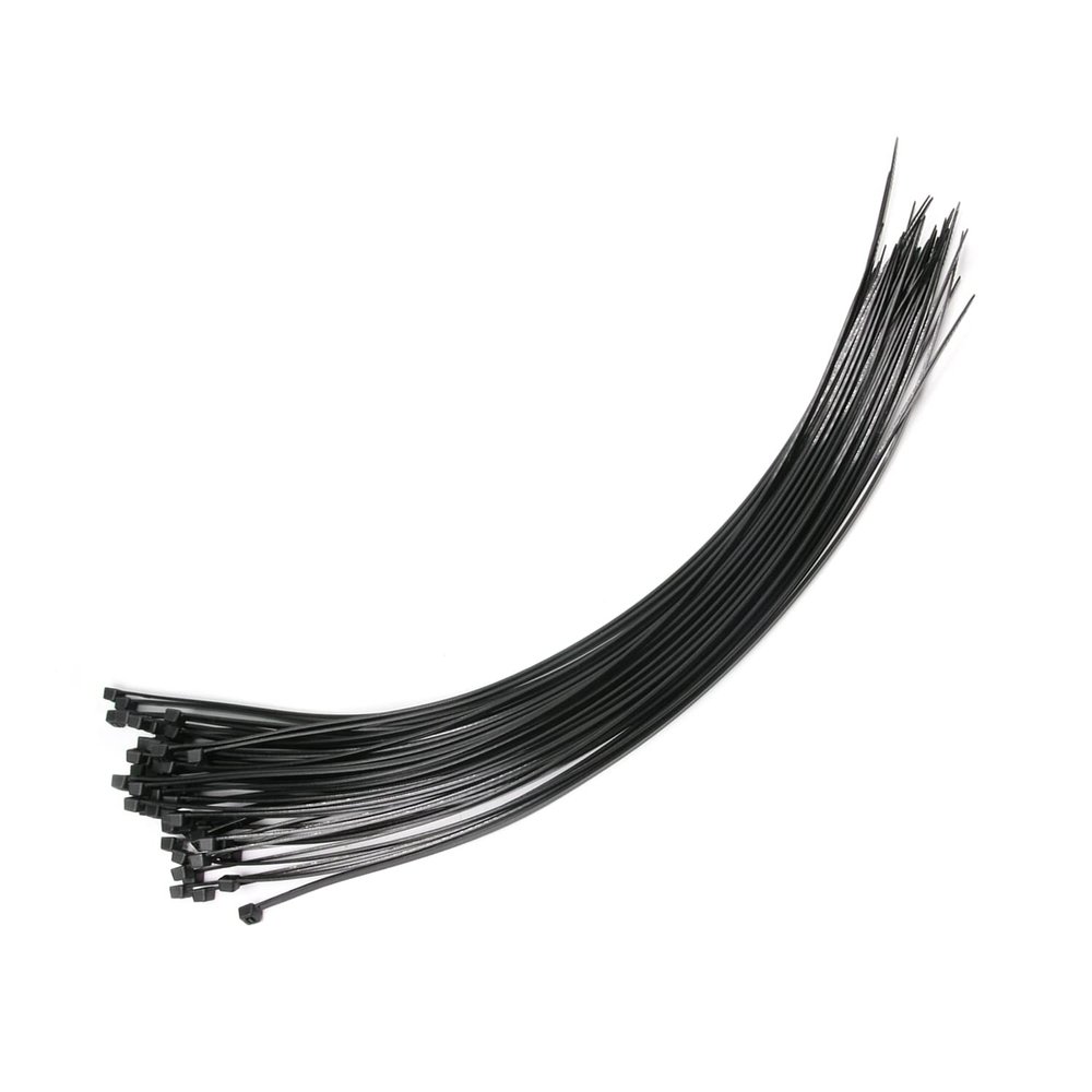 Yinpecly 150PCS Resistant Cable Zip Ties 13.78 Inch Tensile Strength Eco-Friendly Wire Tie Black