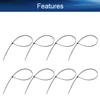 Yinpecly 150PCS Resistant Cable Zip Ties 13.78 Inch Tensile Strength Eco-Friendly Wire Tie Black view 3
