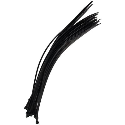 Yinpecly 25PCS Resistant Cable Zip Ties 15.75 Inch Tensile Strength Eco-Friendly Wire Tie Black