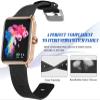 Lamshaw GT01 Smartwatch Band, Breathable Nylon Woven Fabric Replacement Accessory Strap Compatible for Dirrelo GT01 / LETSCOM GT01 1.55" / Hamile Smart Watch/Fitpolo GT01 Smartwatch (Black) view 2