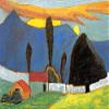 GABRIELE MNTER : Landscape with White Wall : 1910 : Archival Quality Art Print view 1