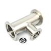 bmotiontech Superior Grade - Unequal TEE with KF40 flange and middle port KF25 flange view 2