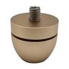 4 Pcs Speaker Shockproof Spikes Audio Amplifier Isolation Stand Ceramic Bead Feet Holder Adjustable Damping Nail (Golden) view 1