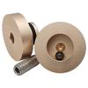 4 Pcs Speaker Shockproof Spikes Audio Amplifier Isolation Stand Ceramic Bead Feet Holder Adjustable Damping Nail (Golden) view 2