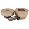 4 Pcs Speaker Shockproof Spikes Audio Amplifier Isolation Stand Ceramic Bead Feet Holder Adjustable Damping Nail (Golden) view 3