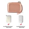 Case Compatible with HP Sprocket Portable 2x3/ Select 2.3x3.4/ 2nd Edition Printer, Travel Carrying Organizer Holder Fits for Zink Photo Paper, USB Cable and More Accessories (Box Only) - Rose Gold view 2