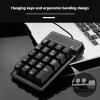 Mechanical Numeric Keypad, 19 Keys Number Pad USB Keypad Wired Number Keypad Portable Keypad Extended Layout for Laptop Desktop PC Numpad Keyboard Mini Numpad USB Num Pad Keyboard Numeric Keyboard view 2
