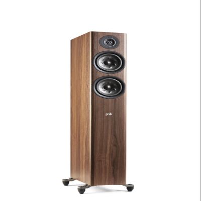 Polk Audio Reserve Series R500 Tower Speaker, 1" Pinnacle Ring Tweeter & Dual 5.25" Turbine Woofers, Hi-Res Certified, Dolby Atmos & IMAX Enhanced for Home Theater Audio, Home Stereo Speakers, Brown