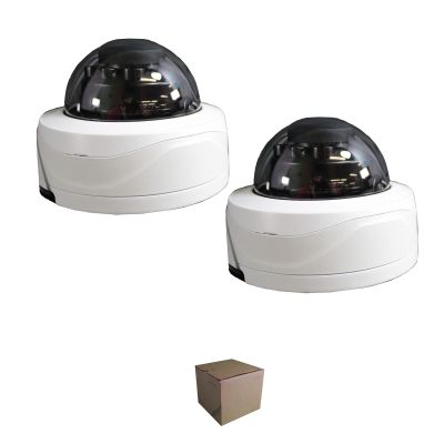 2 x Dauha OEM 2MP IR Indoor/Outdoor Dome 2.7-12mm Lens CCTV Security Camera CVI