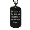 Cheap Amateur Radio Gifts, The Voices in My Head are Telling Me to Go Amateur Radio, Holiday Black Dog Tag for Amateur Radio view 1
