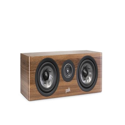 Polk Audio Reserve Series R300 Compact Center Channel Speakers for Home Theater, Dynamic Audio, 1" Pinnacle Ring Tweeter & Dual 5.25" Turbine Cone Woofers, Hi-Res Certified, Wall Mountable, Brown