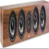 Polk Audio Reserve Series R350 Slim Center Channel Loudspeaker, Doubles as L/R Surround Speaker, 1" Pinnacle Tweeter & Four 4" Turbine Woofers, Dolby Atmos & IMAX Enhanced, Home Stereo Speakers, Brown view 1
