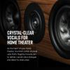 Polk Audio Reserve Series R350 Slim Center Channel Loudspeaker, Doubles as L/R Surround Speaker, 1" Pinnacle Tweeter & Four 4" Turbine Woofers, Dolby Atmos & IMAX Enhanced, Home Stereo Speakers, White view 3
