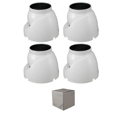 4 x Dauha OEM 8MP 4K IR in/Outdoor 2.8mm Fixed CCTV Eyeball Security Camera CVI