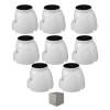 8 x Dauha OEM 8MP 4K IR In/Outdoor 2.8mm Fixed CCTV Eyeball Security Camera CVI view 1