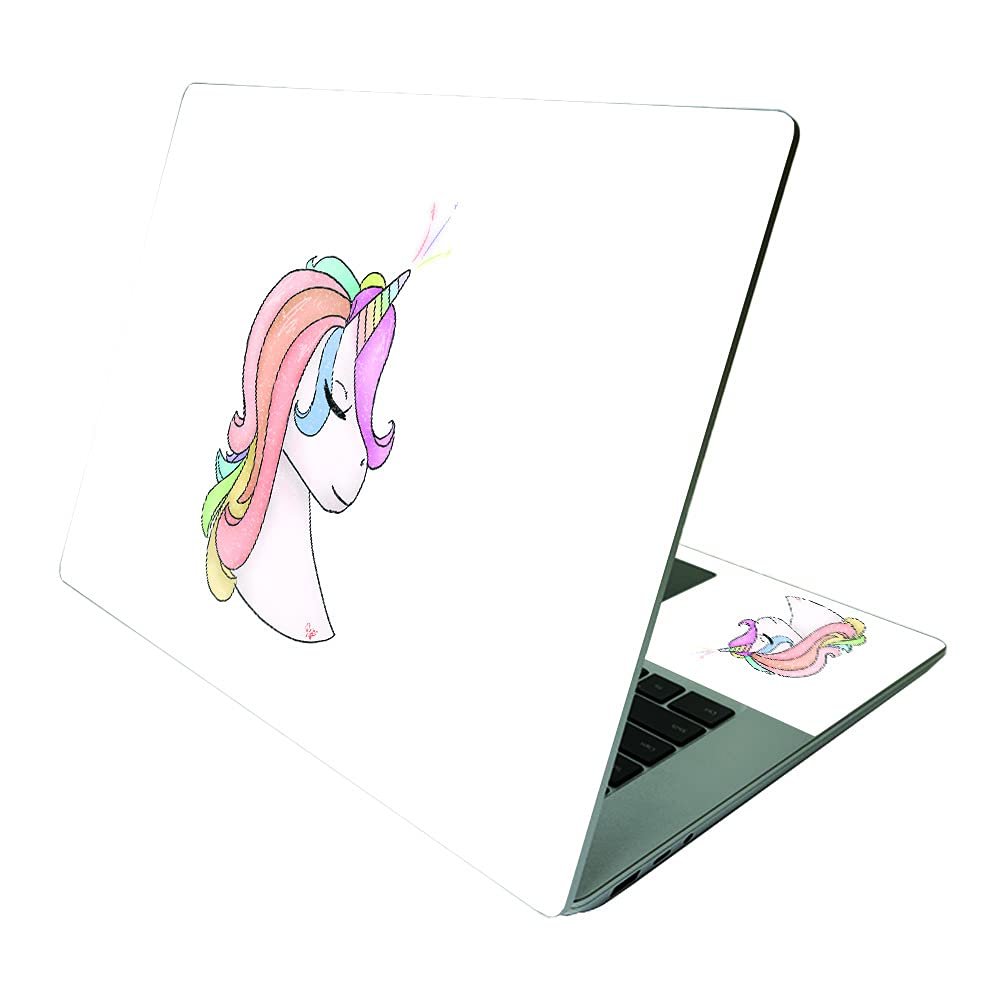 MightySkins Glossy Glitter Skin Compatible with Microsoft Surface Laptop 4 15 - Unicorn Magic | Protective, Durable High-Gloss Glitter Finish | Easy to Apply and Change Styles | Made in The USA