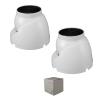 2X Dauha OEM 5MP IR in/Outdoor Eyeball 2.8mm Fixed Lens CCTV Security Camera CVI view 1