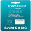 SAMSUNG EVO Select Micro SD-Memory-Card + Adapter, 256GB microSDXC 130MB/s Full HD & 4K UHD, UHS-I, U3, A2, V30, Expanded Storage for Android Smartphones, Tablets, Nintendo-Switch (MB-ME256KA/AM) view 3