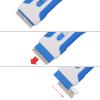 EHDIS Car Sticker Remover Glass Cooktop Razor Scraper with 10pcs Replace Blades for Label,Glue,Paint,Adhesive Remover,Oven Door, Stove Cleaning (Blue) view 3