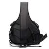Yiherone Camera Bags Triangle Shape Tscope Sling Shoulder Cross Digital Camera Bags Case Soft Bag with Rain Cover for Canon/Nikon/Sony, Size: 332417cm(Black) Camera case (Color : Black) view 2