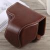 Yiherone Camera Bags Full Body Camera PU Leather Case Bag with Strap for Sony A6300(Black) Camera case (Color : Coffee) view 1