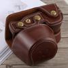 Yiherone Camera Bags Full Body Camera PU Leather Case Bag with Strap for Sony A6300(Black) Camera case (Color : Coffee) view 3
