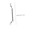 Wakauto 6pcs Retractable Lanyard for Safety Trailer Use Lightweight -Lost Towing Cable Carabiner Clip view 2
