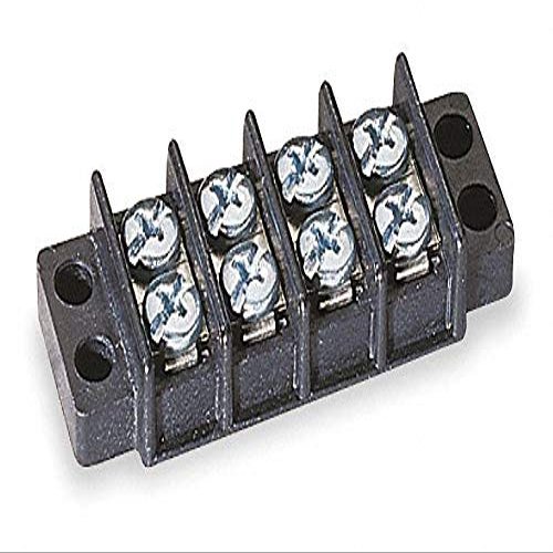 4-Pole Thermal Plastic Terminal Strip, 30 Amps, 600VAC - 6YH64