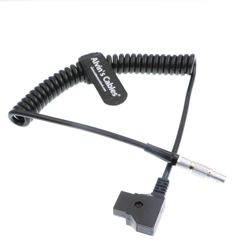 Alvin's Cables ARRI cforce RF Motor| cmotion cPRO Motor| camin CAM Coiled Cable 7 Pin Male to D-tap