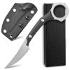 Ccanku C1150 Fixed Blade Knife D2 Steel Blade G10 Handle Claw Knife for Outdoor EDC Tool Camping Hiking(Silver) view 1
