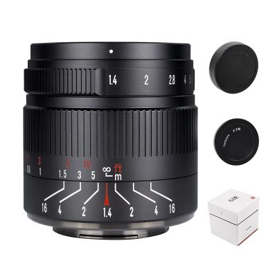 7artisans 55mm F1.4 II Aperture Portrait Prime Camera Lens for M4/3 Mount Mirrorless Cameras