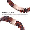 AISPORTS Resin Band Compatible with Fitbit Inspire 2 Band for Women Men, Stylish Slim Crystal Resin Bracelet Stainless Steel Metal Wristband Replacement Band for Fitbit Inspire 2 Fitness Tracker view 3