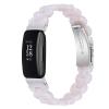AISPORTS Resin Band Compatible with Fitbit Inspire 2 Band for Women Men, Stylish Slim Crystal Resin Bracelet Stainless Steel Metal Wristband Replacement Band for Fitbit Inspire 2 Fitness Tracker view 2